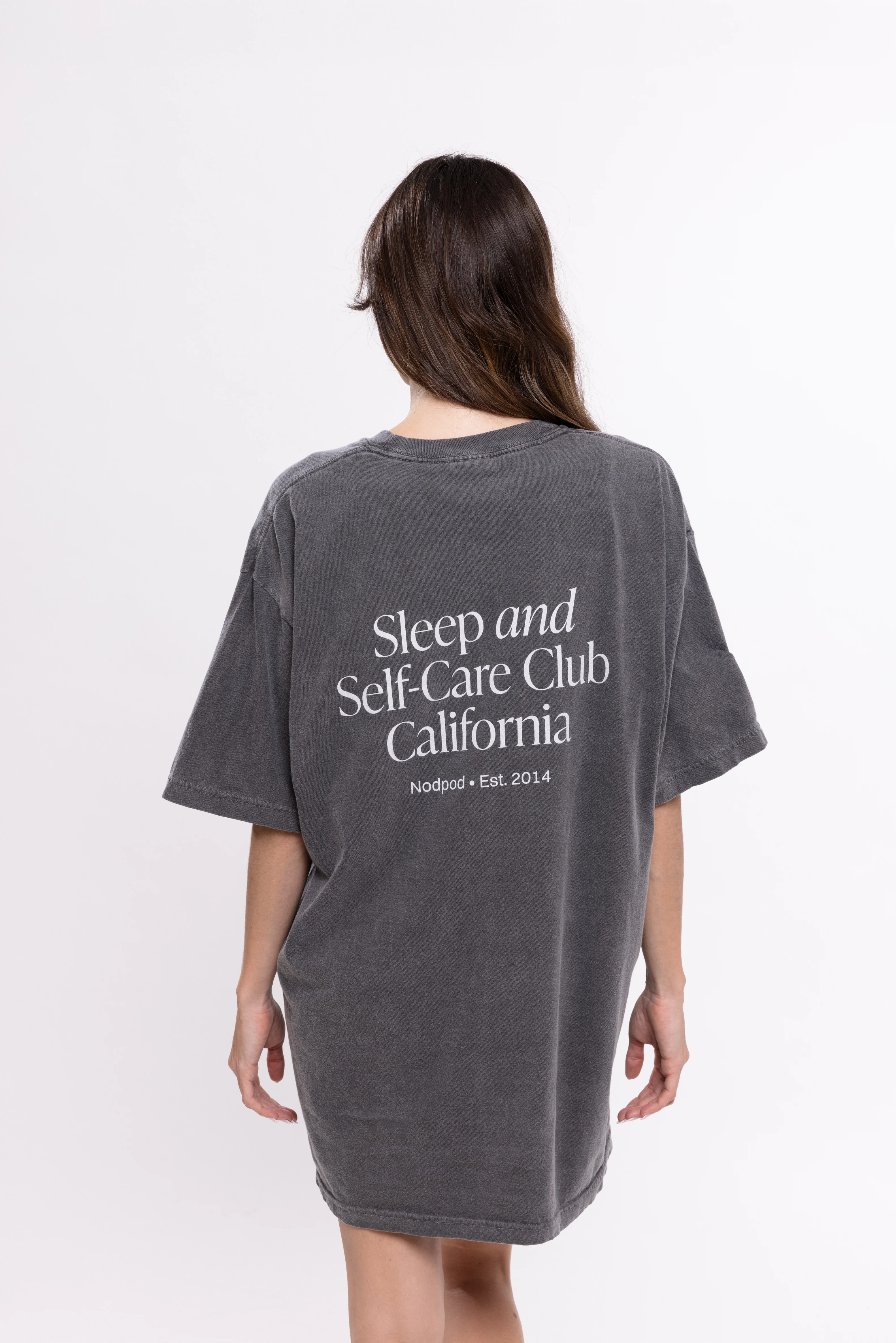 Sleep & Self-Care Club Oversized Sleep Tee - Image 4
