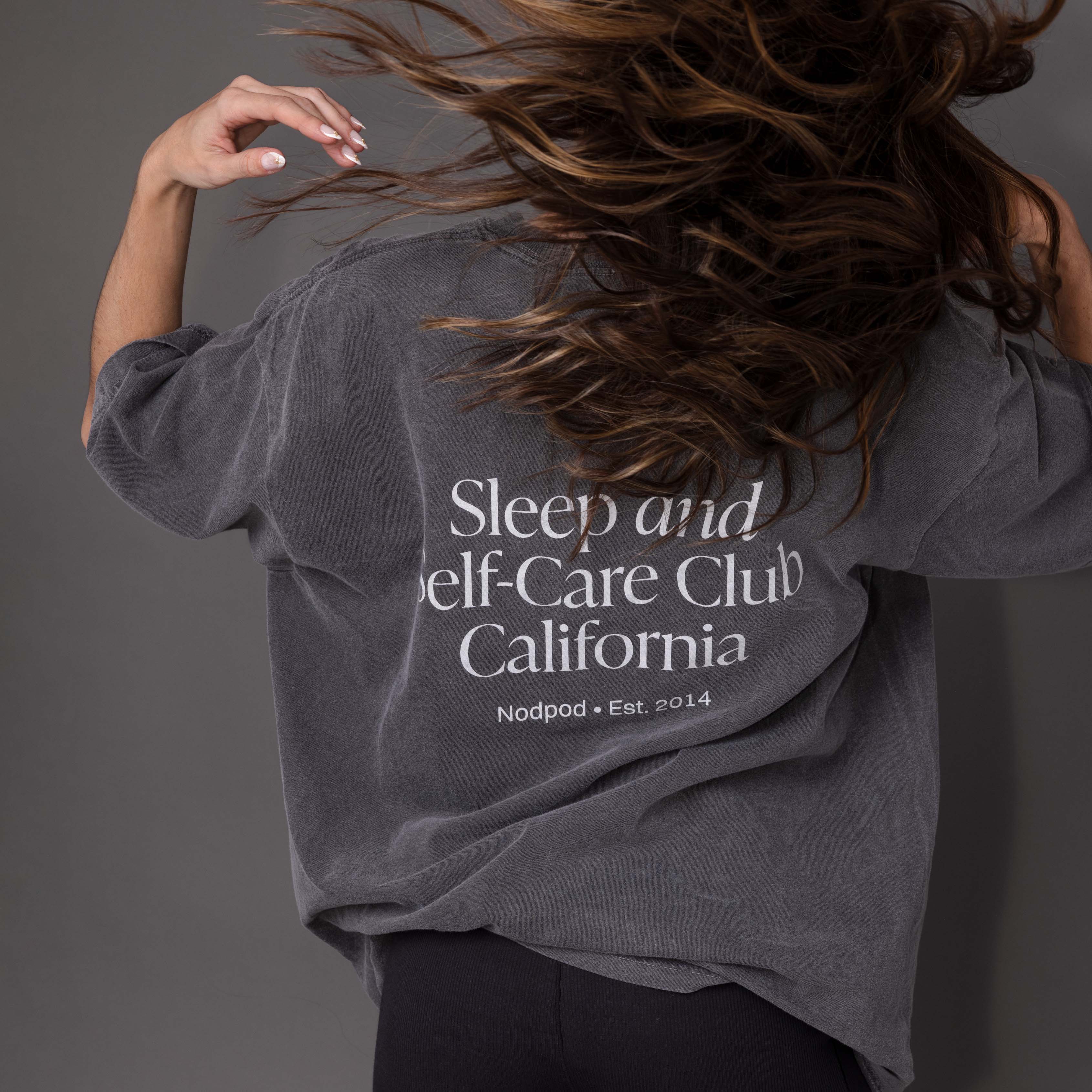 Sleep & Self-Care Club Oversized Sleep Tee - Image 5